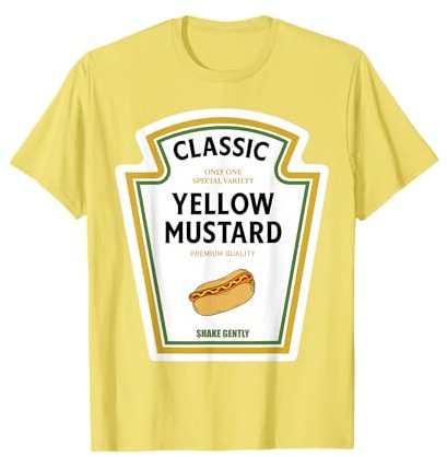 Mustard Halloween 2024 Costume Familial Ketchup Mayo Assorti T-Shirt