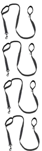 Supvox 4 Stück Hundeleine für den Außenbereich gürtel Nylon Patrol Große Hundeleine tripse großes Hundeseil Hundeleinen für den Hof Leine für Hund Hundespaziergang schwer Anhängergurt