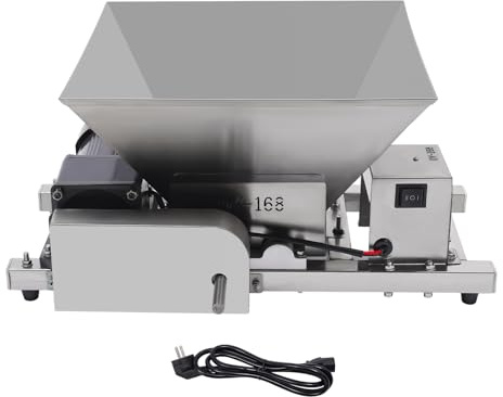 NIGORIY Tritatutto Verdure, 60 W Frantoio Alimentare, Taglierina Verdure Elettrico Capacità di Produzione 20 kg/h, Affettatrice Elettrica 4 L Capacità