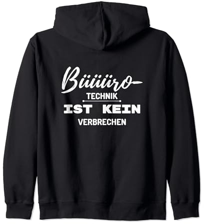 Bürotechnik ist kein Verbrechen | Büro | Pyrotechnik | Pyro Kapuzenjacke