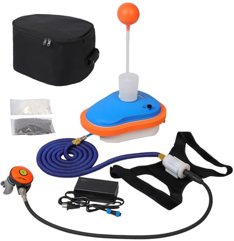HQLYZJDV Recargable Sistema de Buceo Hookah, Ventilador de Buceo con Manguera y Regulador, Portátil Sistema de Buceo Sin Tanque Compresor de Aire, 45 min / 3,5 h / 5,5 h