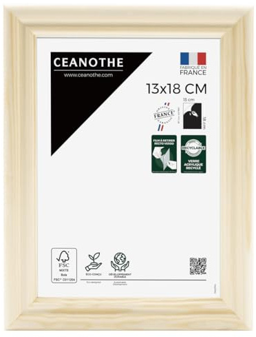 CADRE 13X18 CIRCEE NATUREL