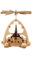 Müller Weihnachtspyramide Bogenpyramide Seiffener Kirche, 1-stöckig, 36 cm hoch, LED Beleuchtung, batteriebetrieben, original Erzgebirge von Müller Seiffen