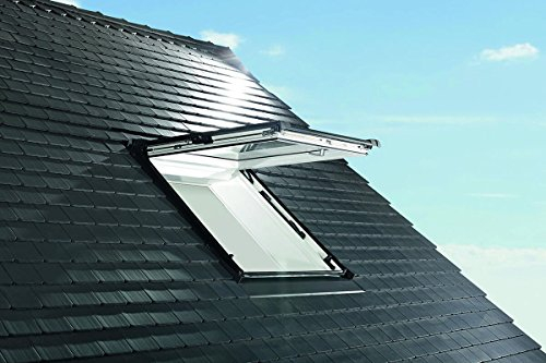 Roto Designo R8 WDF R88CK W WD AL Klapp-Schwingfenster mit Wärmedämmung und Eindeckrahmen(Eindeckrahmen: EDR Rx WD 1x1 ZIE AL, 114 x 118)