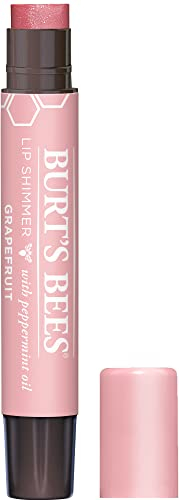 Burt´s Bees Tinted Lip Shimmer Grapefruit (Lippgloss, für glänzendes finish, mit Pfefferminzgeschmack, Pflege, natürliche Inhaltsstoffe) 500238