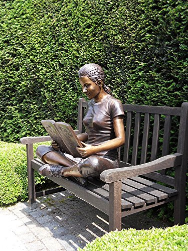 H. Packmor GmbH Bronzefigur großes Mädchen mit Buch