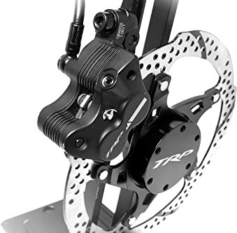 TRP Quadiem MTB-Bremse – Hebel Links – Schlauch 1900 mm – Schwarz Mountainbike, one Size