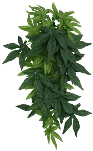balacoo - Pianta artificiale da appendere, 40 cm, pianta artificiale per acquari