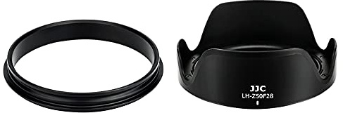Reversible Tulip Flower Lens Hood Shade for Nikon NIKKOR Z MC 50mm f/2.8 Macro Lens on Camera Z5 Z6 Z6 II Z7 Z7 II Includes an Adapter Ring & Available to Attach 46mm Filter/Lens Cap