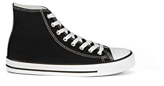 Cultz Diamond Unisex Sneaker Femmes Hommes Baskets Montantes Noir 43