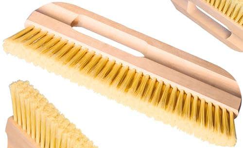 ToolSpace Brosse à Tapisser 30 cm Brosse Papier Peint à Maroufler Brosse a Encoller a Tapisserie Balayette Tapisserie Pinceau à Papier Peint Brosse à Encoller Outil de Lissage Manche en Bois Fai da Te