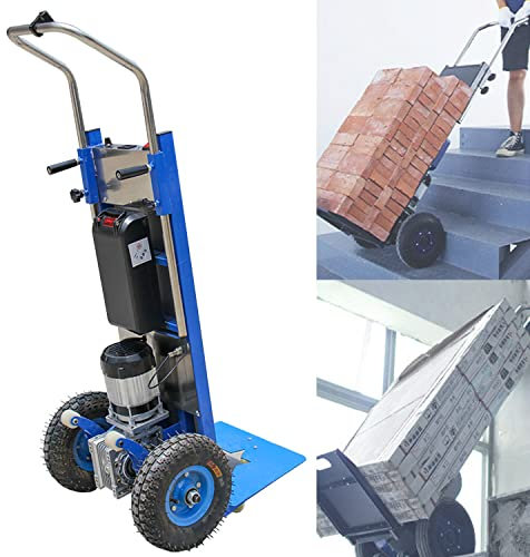 Máquina de Escalada eléctrica, Carga de 440 Libras, Carro eléctrico para Escalar escaleras, Herramientas para Subir escaleras, Carro de Herramientas de Carga para Transportar escaleras Pesadas
