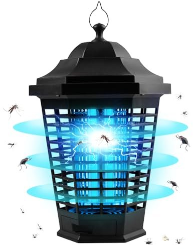 TEPENAR Elektrischer Insektenvernichter - 13W 4200V Mückenlampe Effektiver Schutz vor Mücken Motten und fliegenden Insekten ohne giftige Chemikalien ideal für Innen und Außenbereiche