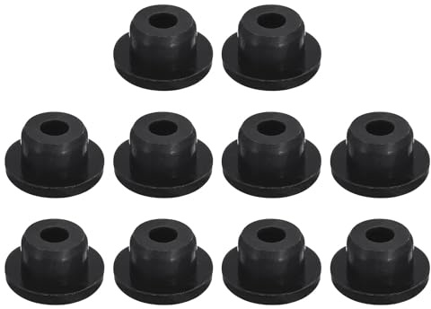 QUARKZMAN 10 st svarta öronproppar, gummipropp för hål 16 mm/0,63 tum