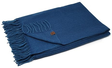 Borges & Scott - Coperte/Plaid 100% Cashmere - Blu