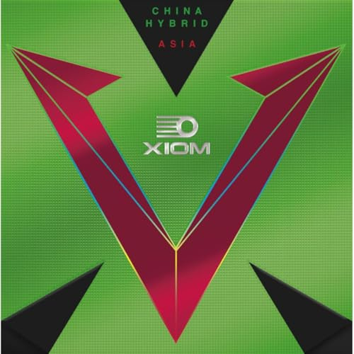 Generisch Xiom Vega Asia Hybrid Revêtement de tennis de table (rouge, 2,0 mm)