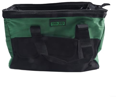 Linnkyfloa Elektriker-Werkzeugtasche, 33 cm, 35,6 cm, 40,6 cm, 40,6 cm, 40,6 cm, 50,8 cm, strapazierfähiges Oxford-Gewebe mit wasserdichter Beschichtung für Steckschlüssel und Werkzeugaufbewahrung