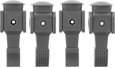 Housoutil 4 Piezas de Jugadores de Reemplazo para Futbolín Accesorios para Mesas de Fútbol Figuras de Futbolín en Plástico Gris para Juegos y Ocio