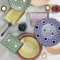 Kütahya Porselen Zeugma 18 Piece Breakfast Set for 6 People, Assorted