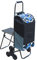 Einkaufsroller Stahlgriff 6 Räder Schwerlast 100kg Veranstalter 33L mit Sitz Faltbar Einkaufswagen Trolley-Tasche Abnehmbar Alten Treppen steigen Supermarkt Reisen Picknick Sackkarre