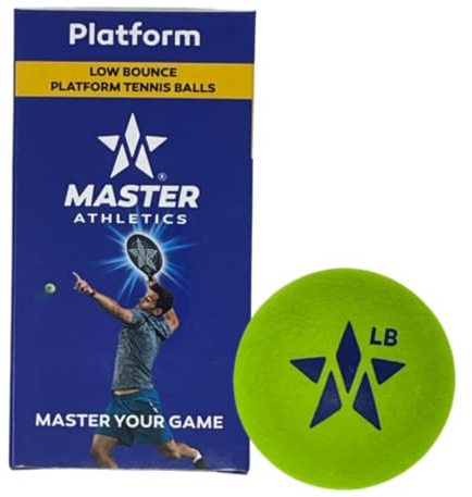 Master Athletics Low Bounce Platform Tennis Balls (Box of 2)