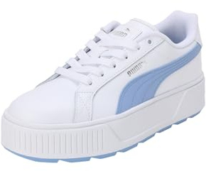 PUMA Damen Karmen L Turnschuhe, Puma White Blissful Blue, 42.5 EU