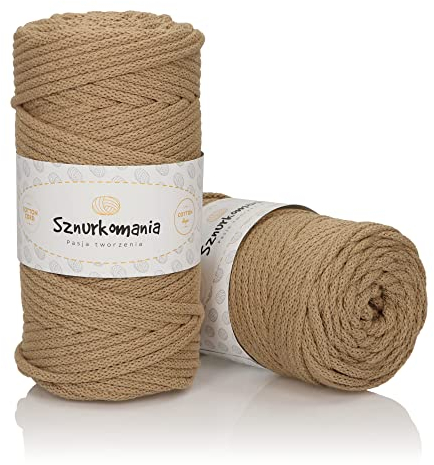 Colore azzurro/cordoncino 5 mm/cordoncino in cotone intrecciato con nucleo 5 mm 100 m/filo macramè/cordoncino macramè/filo macramè/filo macramè/filato naturale /