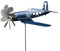Aereo Banderuola - Banderuola In Metallo | Banderuola Segnavento A Forma Di Aerei | Segnavento Giardino Aeroplano Banderuola In Metallo Per Ornamento Da Giardino, 35x18x9cm