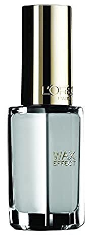 L'Oréal Paris Color Riche Le Vernis Wax-Effekt Nagellack/Glänzender Überlack in Grau / 885 Aux Chandelles / 1 x 5ml