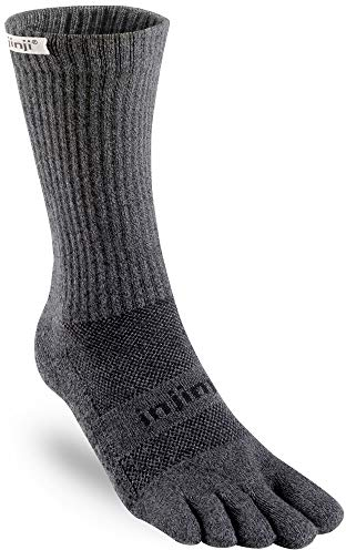 Injinji - Performance 2.0 - Trail Midweight Crew Granit - Socken - Unisex, granit, Medium