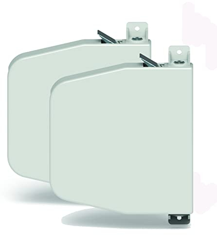 Mini Gurtwickler Aufputz 14mm - schwenkbarer Rolladen Gurtaufwickler für Jalousie und Rollo, Aufschraubwickler Rolladengurt Aufwickler Reparaturset - OHNE Gurt - 2 Stück