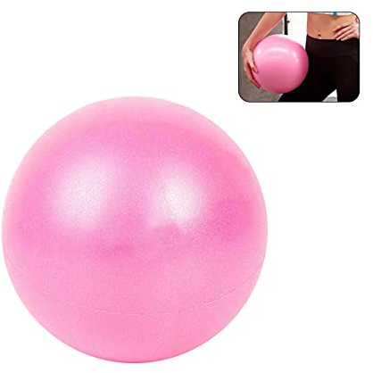 Soft 25CM Pilates Ball - Small Stability Exercise Ball for Yoga, Barre, Fitness, Physio & Gymnastics - Anti-Burst Mini Gym