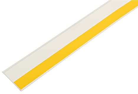 Schellenberg 66402 Fensterleiste selbstklebend mit Weichlippe 50 x 1500 mm weiß, Flachleiste aus biegsamen PVC, Verblendung von Fugen und Übergängen an Fenstern, Schränken oder Türen