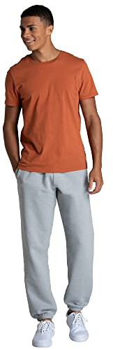 Fruit of the Loom Eversoft Fleece Elastic Bottom Sweatpants with Pockets, Relaxed Fit, Moisture Wicking, Breathable, Mineral Grey Heather, XXL