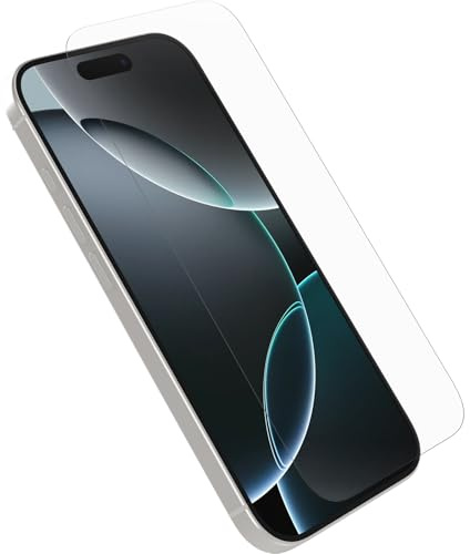 OtterBox Glass Screen Protector for iPhone 16 Pro, Tempered Glass, Scratch Protection, Drop Defense for Shatter Protection, Non-Retail Packaging