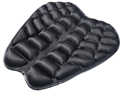 per sella moto, resistente all'usura, ammortizzante, materiale TPE, comodo per lunghe pedalate, ideale per uomini e donne, moto da turismo, 38,5 x 35 cm
