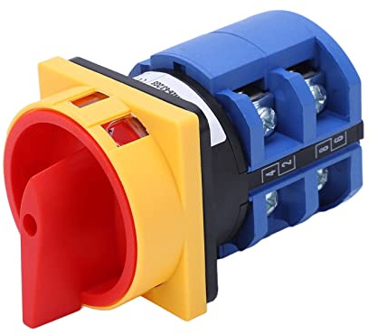 aqxreight Interruptor de Universal Interruptor Selector de Leva Giratorio Tipo Candado Carga 63A CA 240 V 440 V y Buen Diseño Piezas Engrosadas de Nominal AC440 63 A AC240 Universal