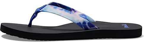 Sanuk Ashland Soft Top Batikfärbung, Blau Multi, 38 EU