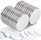 FPMYB 20 Stück Magnete Stark 25x2mm, Neodym Magnete Extra Stark Kleine Magnete Klebemagnete, Runde Starke Magnete für Kühlschrank, Magnettafel, Whiteboard, Fotos, Küche, Lager, Büro, Basteln