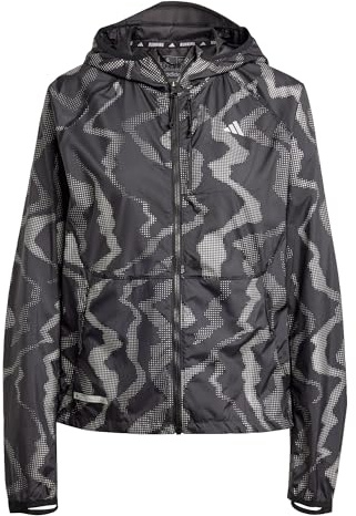adidas Mujeres Ulimate Premium Jacket Laufbekleidung Chaqueta para Correr Black/Refsil - Negro
