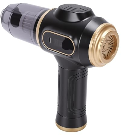 Qcwwy Souffleur d'air Portable Aspirateur de Voiture Portable 5000 Pa Aspiration Puissante Aspirateur à Main sans Fil Duster Voiture Détaillant Nettoyeur de Poussière pour Auto Maison Canapé