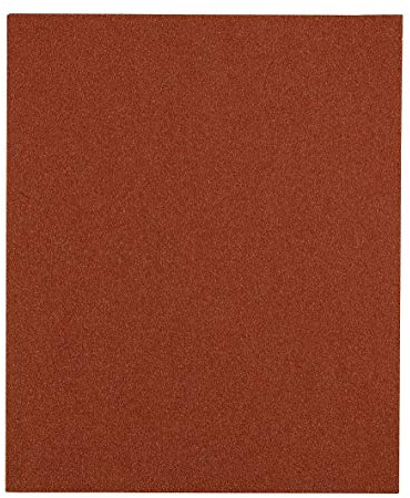 kwb Feuille de papier abrasif Flint 230x280 mm en sable de quartz, grain 40, 100, 150, 180, support papier robuste pour un ponçage grossier et moyennement fin du bois et de la peinture