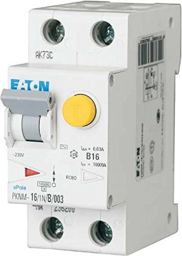 Eaton Eaton Moeller RCD/FI, 2-polig, 10A, 30mA Typ C PKNM CE 230V