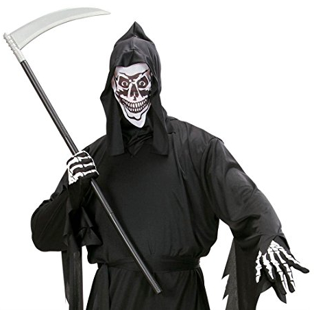 NET TOYS Faucille démontable Faux Zombie Faucheuse Couteau Faucille Arme Mort Couteau Halloween Accessoire déguisement frissons