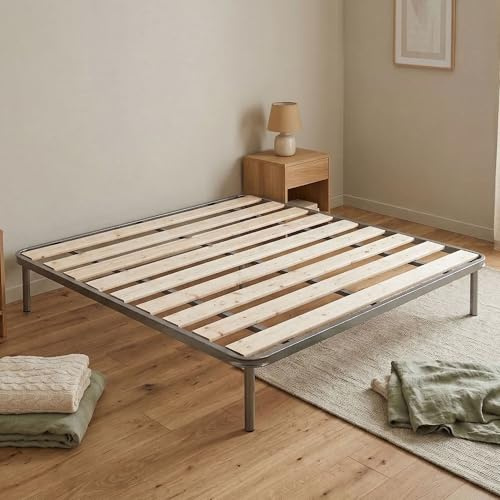 Talamo Italia - Rete letto matrimoniale Marialaura, Rete ortopedica a doghe piallate, 100% Made in Italy, Cm 160x190h 31