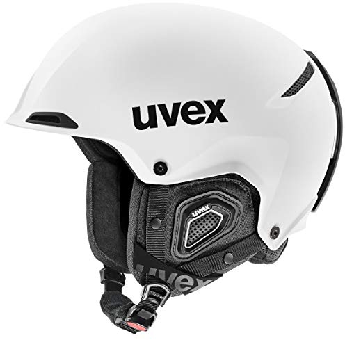 uvex Jakk+ IAS - Skihelm für Damen und Herren - individuelle Größenanpassung - optimierte Belüftung - White matt - 59-62 cm