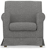 comfortly Ersatzbezug für Sessel, handgefertigt, kompatibel mit Jennylund-Sessel, nur Bezüge (strapazierfähig, Anthrazit)