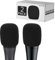 Geekria for Creators Foam Windscreen Compatible with Sennheiser E 935, E 945, E 835, E 845-S Microphone Antipop Windshield, Mic Wind Cover, Sponge Foam Filter (Black / 2 Pack)