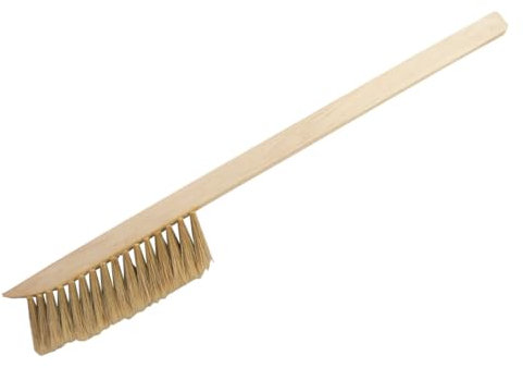 Abkehrbesen mit Naturborsten (schmal) aus Holz Bienenstockbürste Bienenbesen