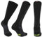 DANISH ENDURANCE Kompressionsstrümpfe, Sport Kompressionssocken, 21-26 mmHg, Unisex, für Herren & Damen, Schwarz/Grau, 48-51